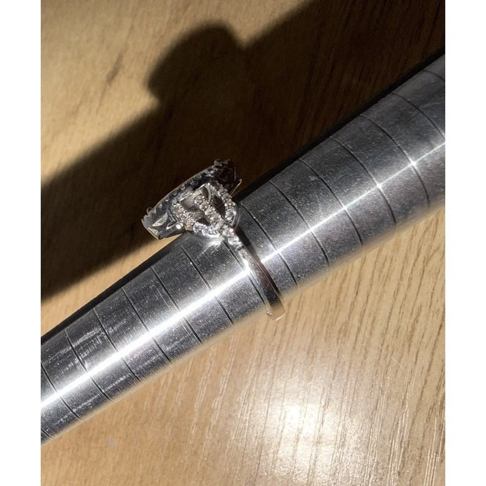 Natural Sky Blue‎ Topaz Marquise Cut 925 Sterling Silver Ring Size 6